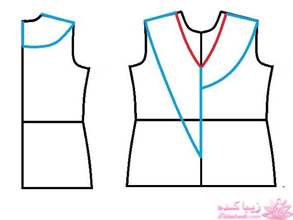 آموزش دوخت لباس مجلسی