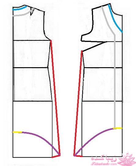 آموزش دوخت مانتو