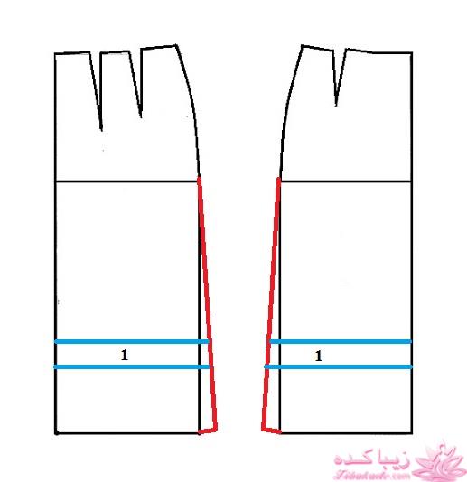 آموزش دوخت مانتو