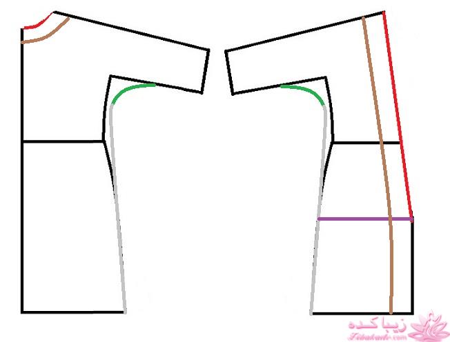 آموزش دوخت مانتو