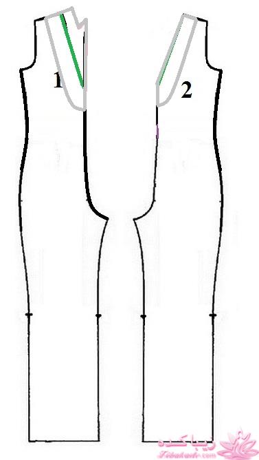 آموزش دوخت لباس مجلسی