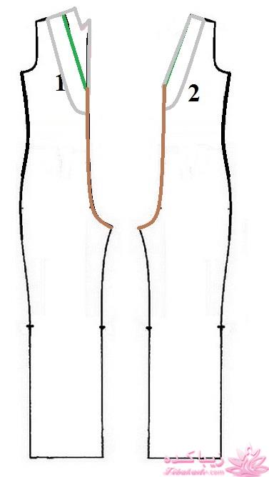 آموزش دوخت لباس مجلسی