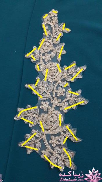 آموزش دوخت لباس مجلسی