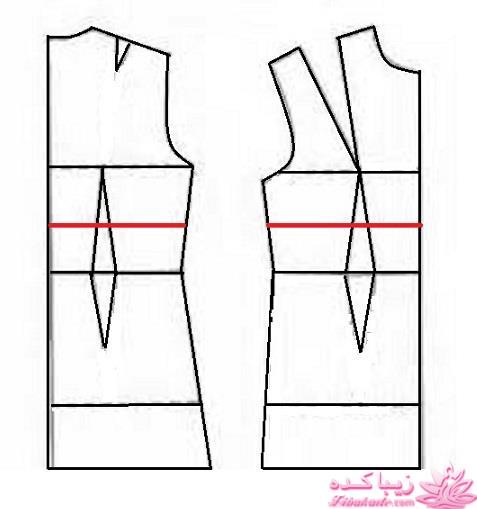 آموزش دوخت لباس مجلسی