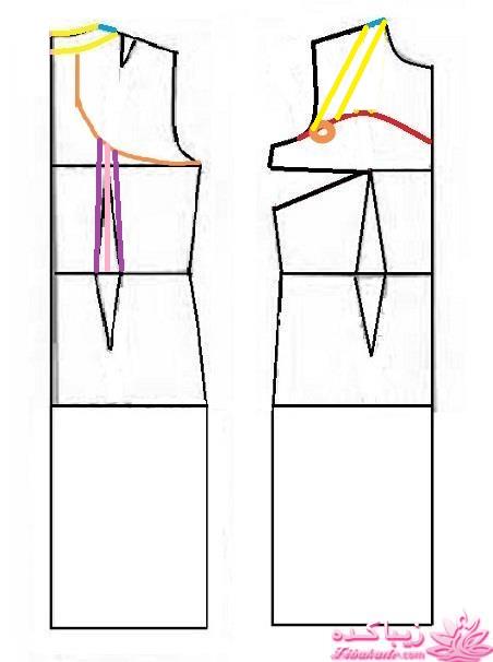 آموزش دوخت لباس مجلسی