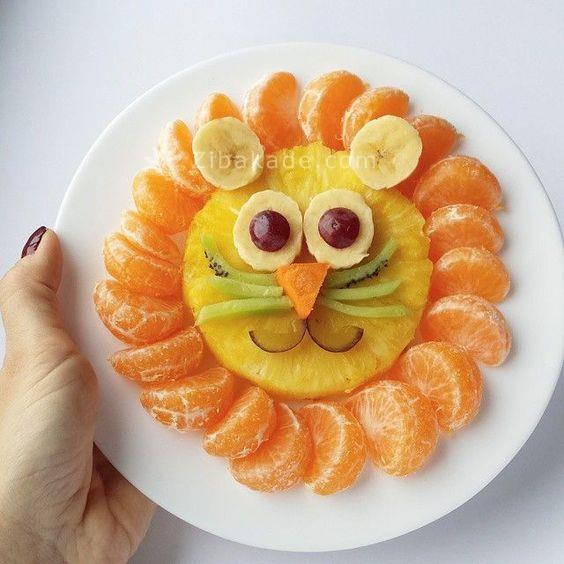تزیین غذای بچه ها