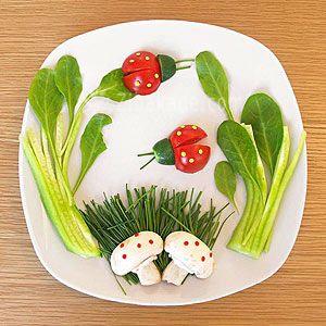 تزیین غذای بچه ها