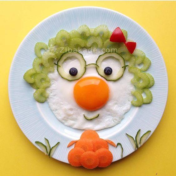 تزیین غذای بچه ها