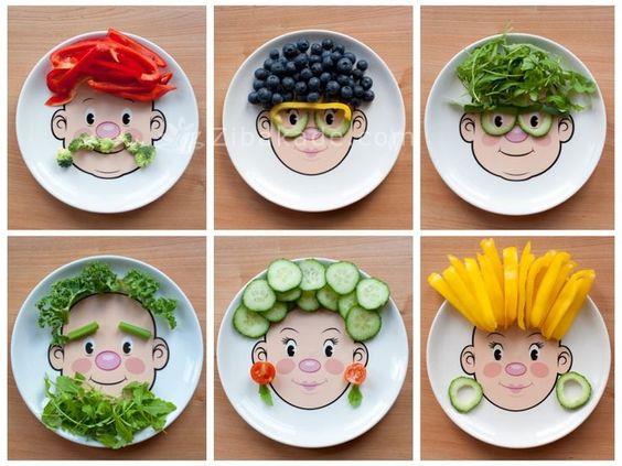تزیین غذای بچه ها