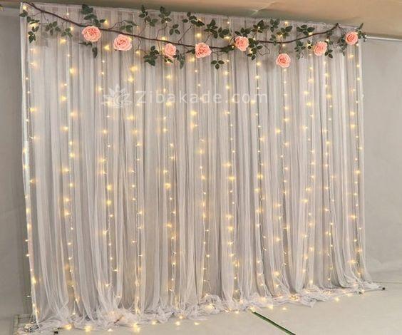 تزیین جایگاه عروس و داماد | تزیینات جشن نامزدی در خانه 