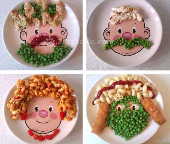 تزیین غذای بچه ها