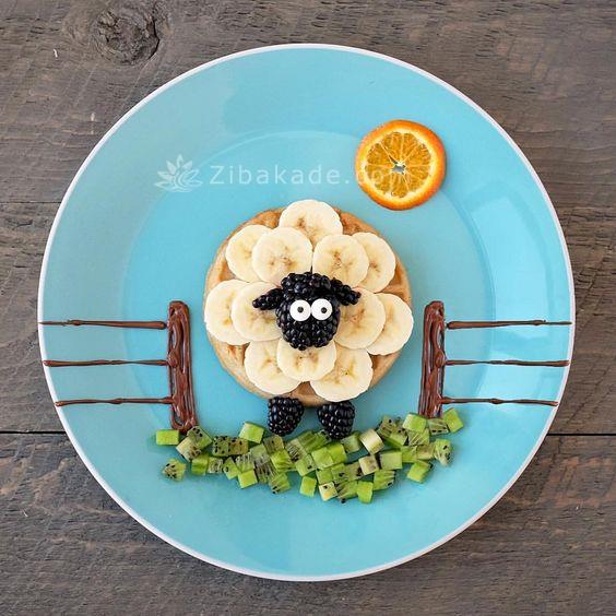 تزیین غذای بچه ها