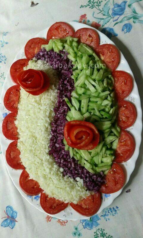 خلاقیت در تزیین غذا