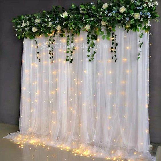 تزیین جایگاه عروس و داماد | تزیینات جشن نامزدی در خانه 