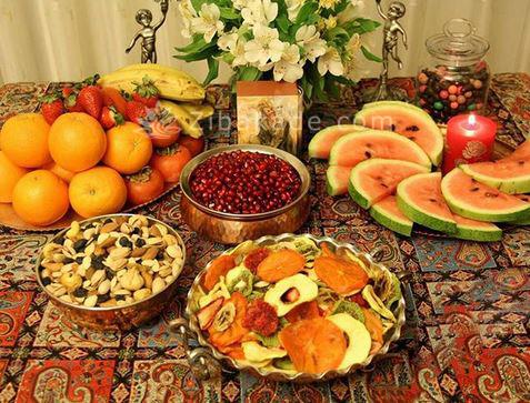 تزیینات شب یلدا