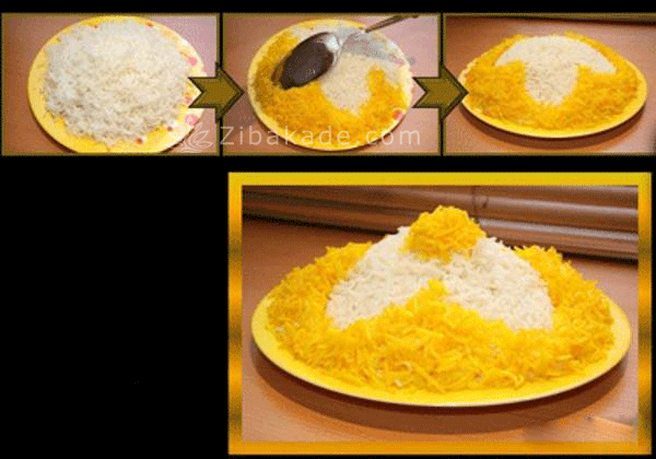 تزیینات پلو و چلو ...