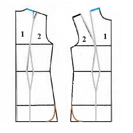 آموزش دوخت لباس مجلسی