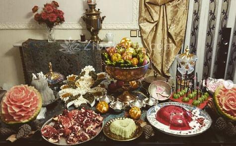 تزیینات شب یلدا