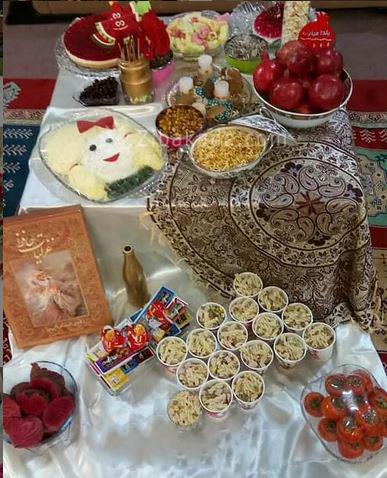 تزیینات شب یلدا