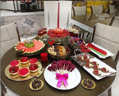 تزیینات شب یلدا