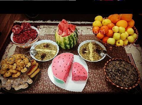 تزیینات شب یلدا