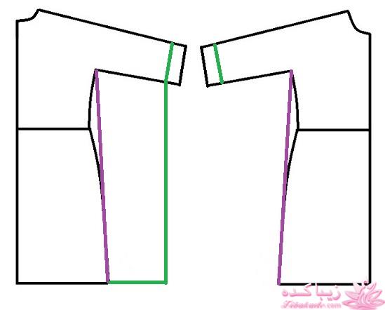 آموزش دوخت مانتو