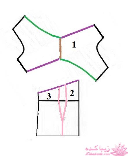 آموزش دوخت لباس مجلسی