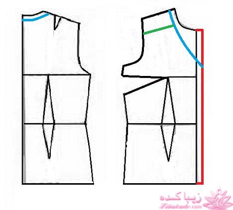 آموزش دوخت لباس مجلسی