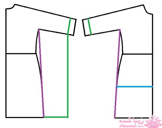 آموزش دوخت مانتو