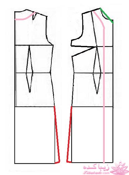 آموزش دوخت مانتو