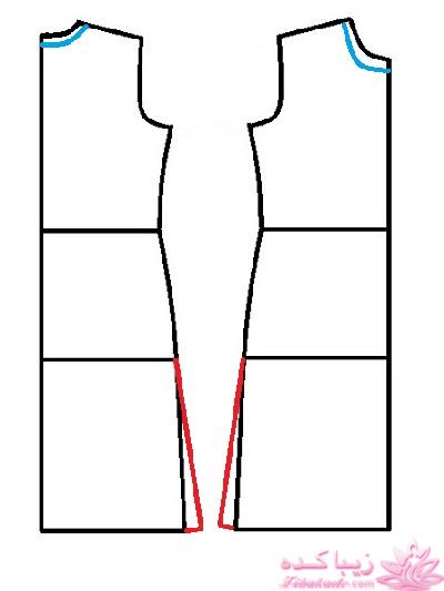 آموزش دوخت مانتو