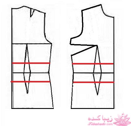 آموزش دوخت لباس مجلسی