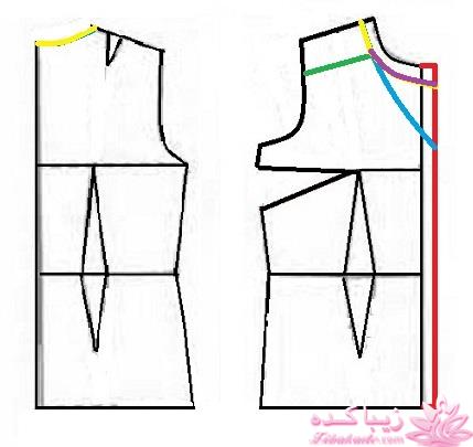 آموزش دوخت لباس مجلسی