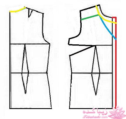 آموزش دوخت لباس مجلسی