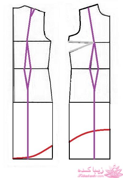 آموزش دوخت مانتو