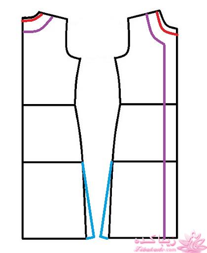 آموزش دوخت مانتو