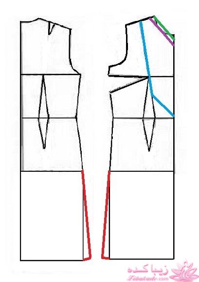 آموزش دوخت مانتو