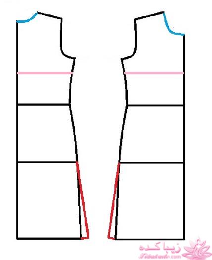 آموزش دوخت مانتو