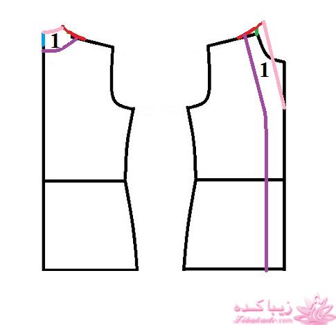 آموزش دوخت لباس مجلسی