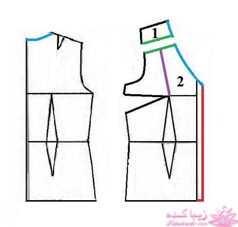 آموزش دوخت لباس مجلسی