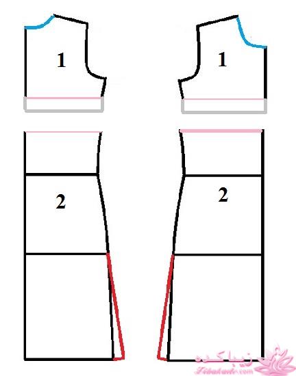 آموزش دوخت مانتو