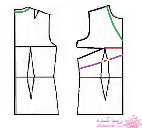 آموزش دوخت لباس مجلسی