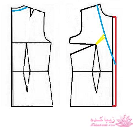 آموزش دوخت لباس مجلسی