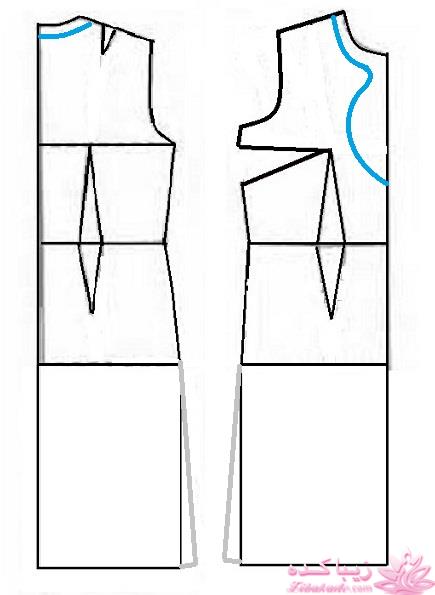 آموزش دوخت مانتو