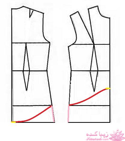 آموزش دوخت لباس مجلسی