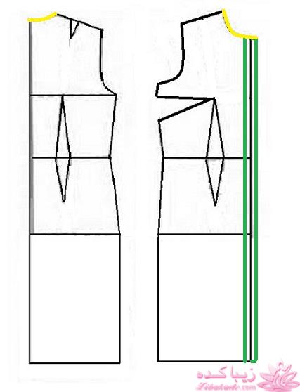 آموزش دوخت مانتو