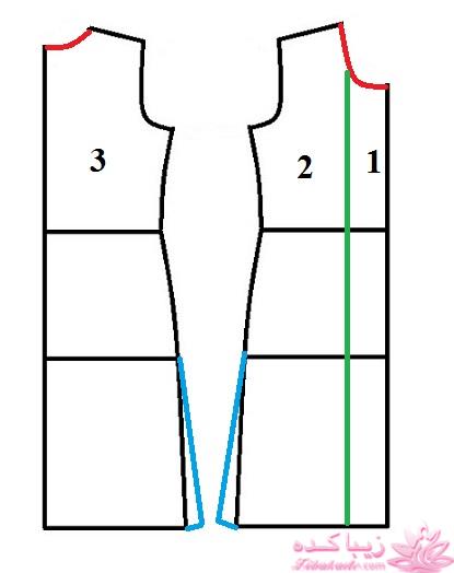 آموزش دوخت مانتو