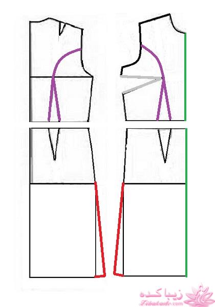 آموزش دوخت مانتو