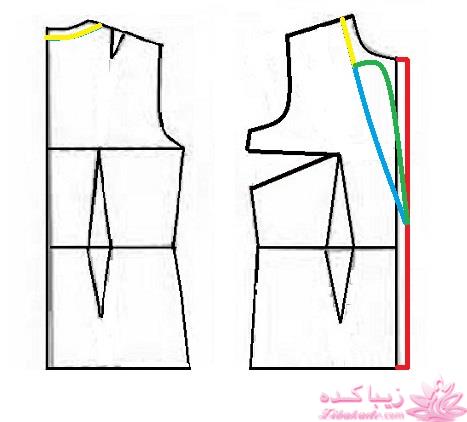 آموزش دوخت لباس مجلسی