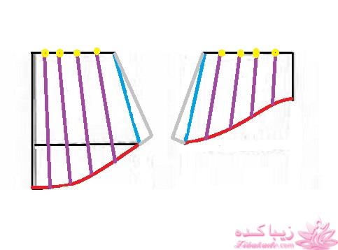 آموزش دوخت لباس مجلسی